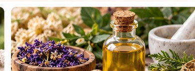 Natural oils, herbs and botanical ingredients
